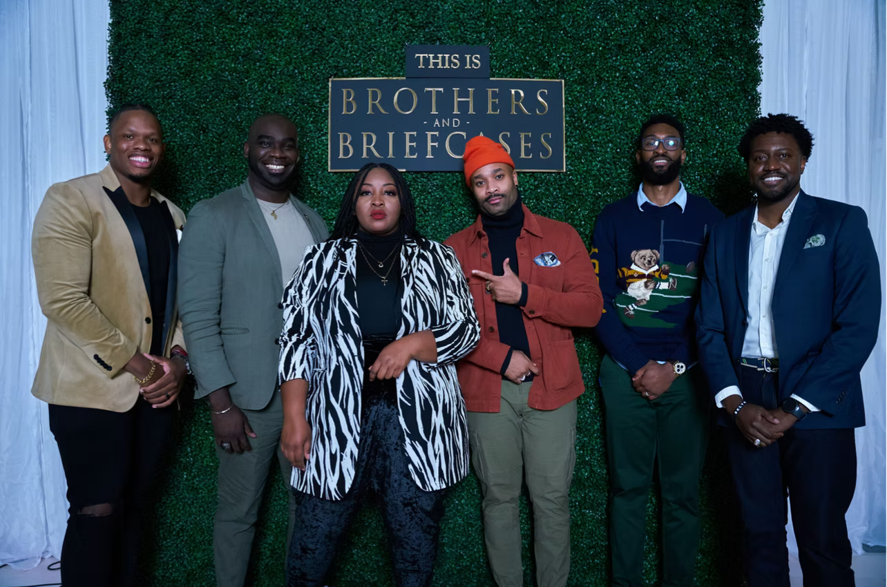 Brothers & Briefcases — Step & repeat